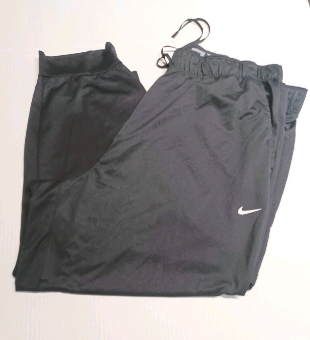 Nike Women's Black Dri Fit Athletic Crop Pants Size 1X